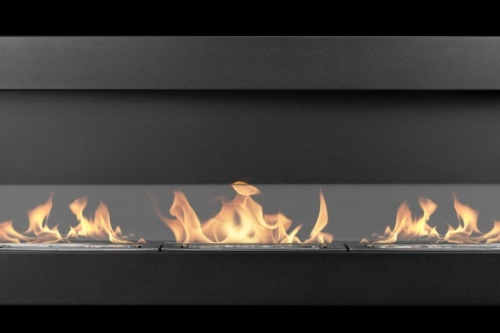 Hangende bio-ethanolhaard met glas 1200x400 BOX – zwart gestructureerd mat biokominek_1200x400_box_czarny_z_szyba_12_ogien