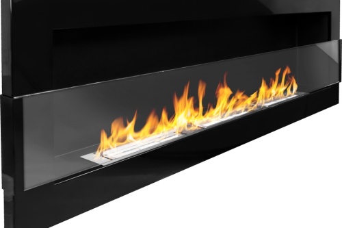 Hangende bio-ethanolhaard met glas 1200x400 – zwart glans biokominek_1200x400_czarny_polysk_z_szyba_01