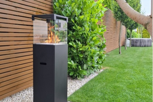 Patio – zwart gestructureerd mat biokominek_patio_czarny_aranzacyjne_01