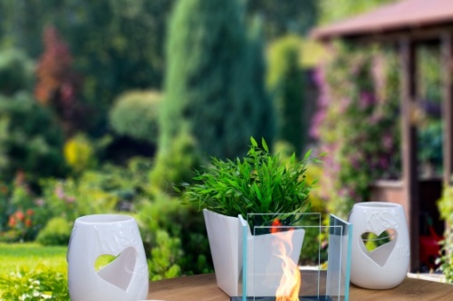 Smart zwart gestructureerd mat biokominek_smart_czarny__aranzacja_04