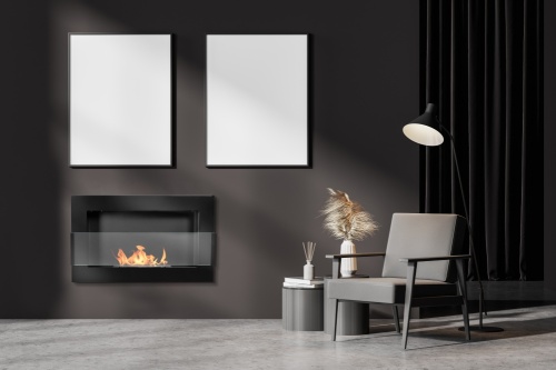 Hangende bio-ethanolhaard met glas 650x400 – zwart glans biokominek_wiszacy_z_szyba_650x400_czarny_polysk_aranzacja_01