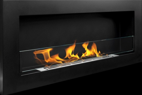 Hangende bio-ethanolhaard met glas 900x400 SLIM – zwart gestructureerd mat biokominek_wiszacy_z_szyba_900x400_slim_czarny_strukturalny_mat_01