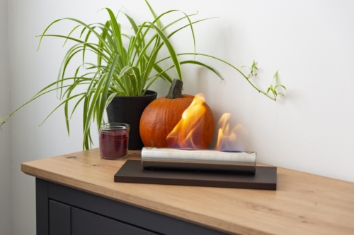 Vrijstaande bio-ethanolhaard Stainless bruin biokominek_wolnostojacy_stainless_braz_aranzacyjne_01