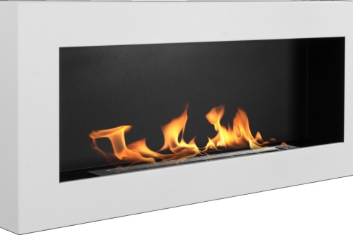 Hangende bio-ethanolhaard 900x400 BOX – witte gestructureerd mat biokominekbox_wiszacy_900x400_bialy_01