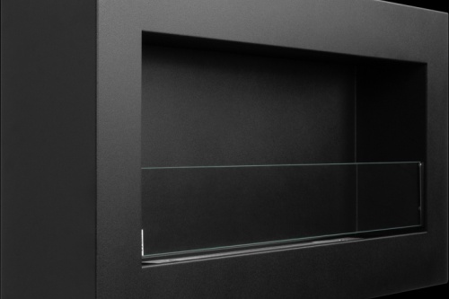 Hangende bio-ethanolhaard met glas 900x400 BOX – zwart gestructureerd mat biokominekbox_wiszacy_z_szyba_900x400_czarny_07