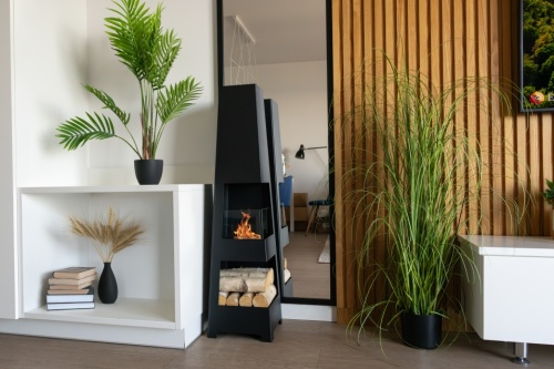 Vrijstaande bio-ethanolhaard Pyramid Garden zwart pyramid_garden_czarny_mat__aranzacja_01