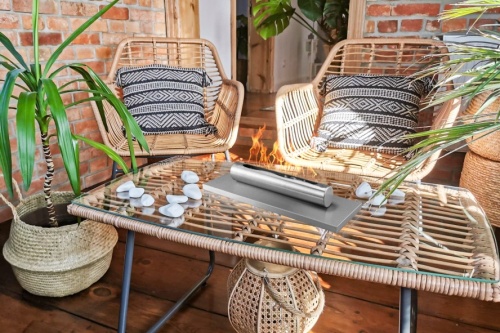 Vrijstaande bio-ethanolhaard Stainless inox stainless_inox_aranzacja